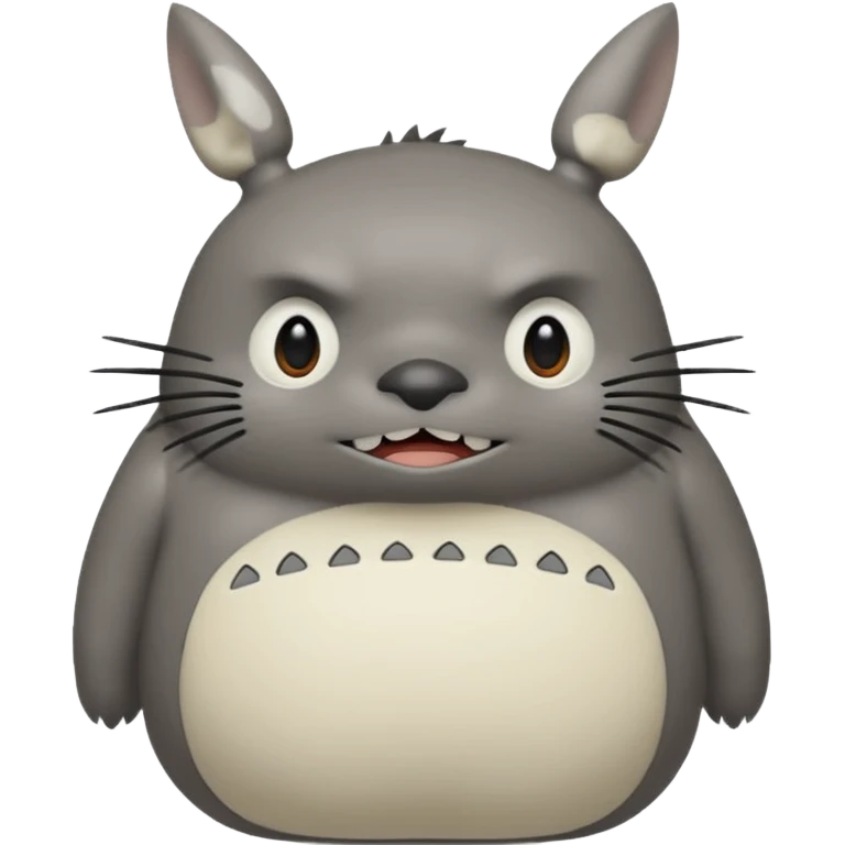 Totoro tierno que se parezca al real  emoji