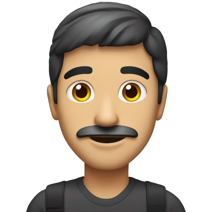 Typical chilean guy with chupalla emoji