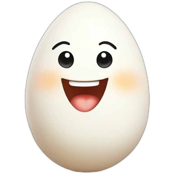 happy cute egg emoji