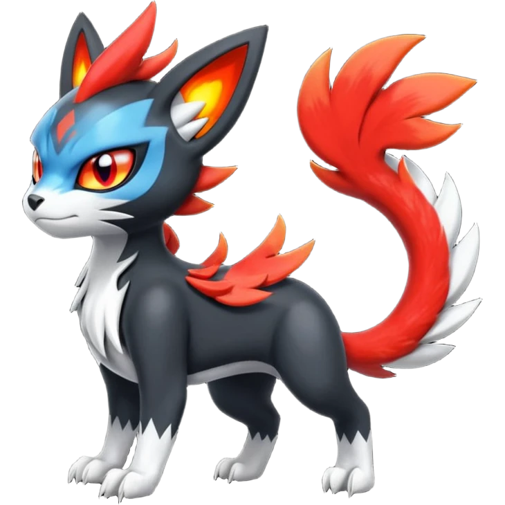 Meloetta-Litten-Guilmon-Darkrai-Pokémon-Fakémon-fusion-hybrid-creature emoji