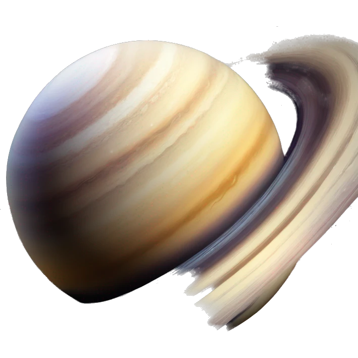 saturn planet shiny emoji