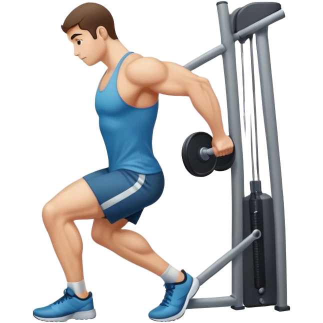 side-view tricep-pushdown emoji