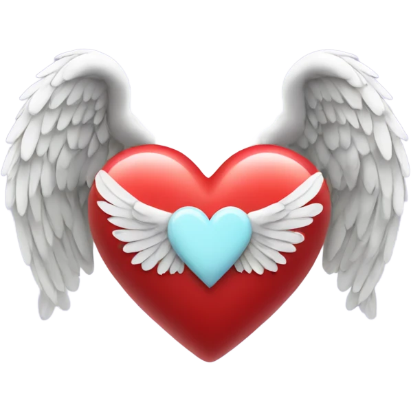 heart with angel wings emoji