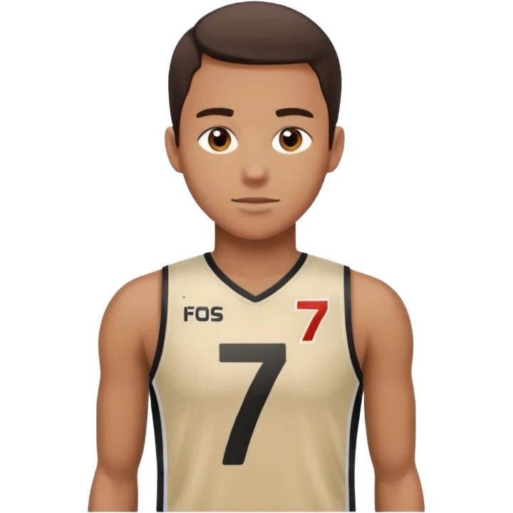 Number 7 Printed Athlete emoji