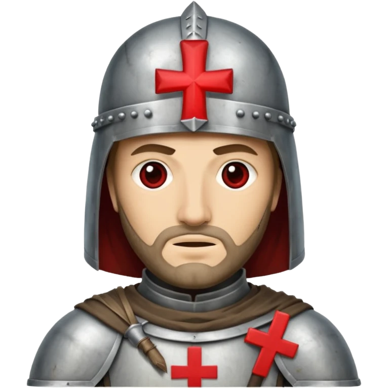 a knight templar red cross emoji