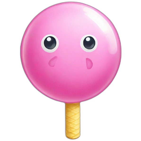 Bubble gum emoji