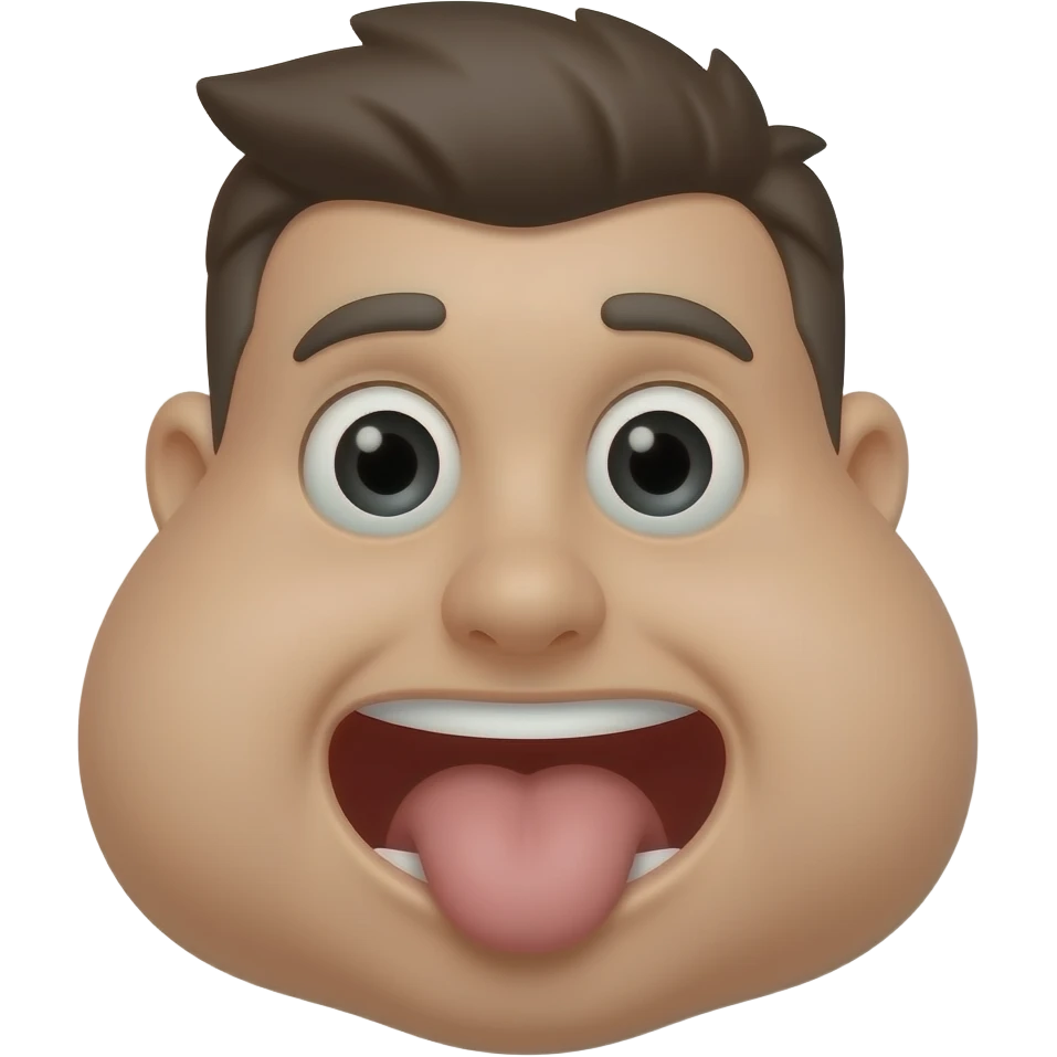 A guys dick emoji