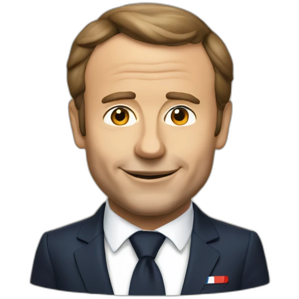 Macron sur poutine emoji