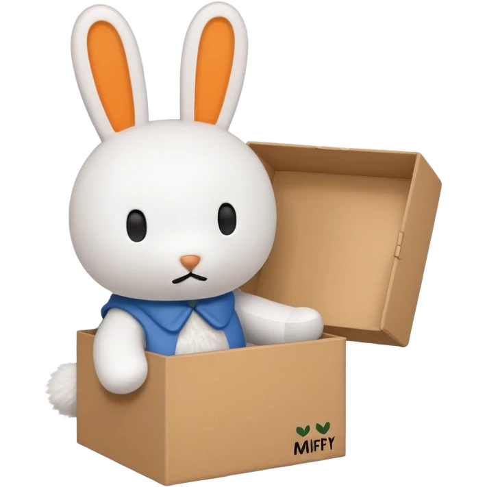 miffy with box emoji