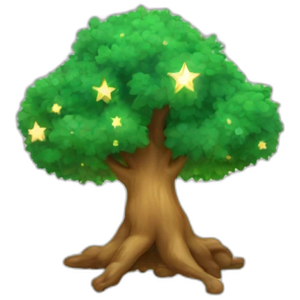Star tree emoji