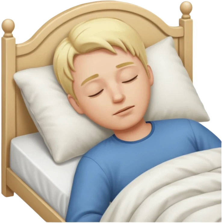 man in blonde is sleeping in bed



















 emoji