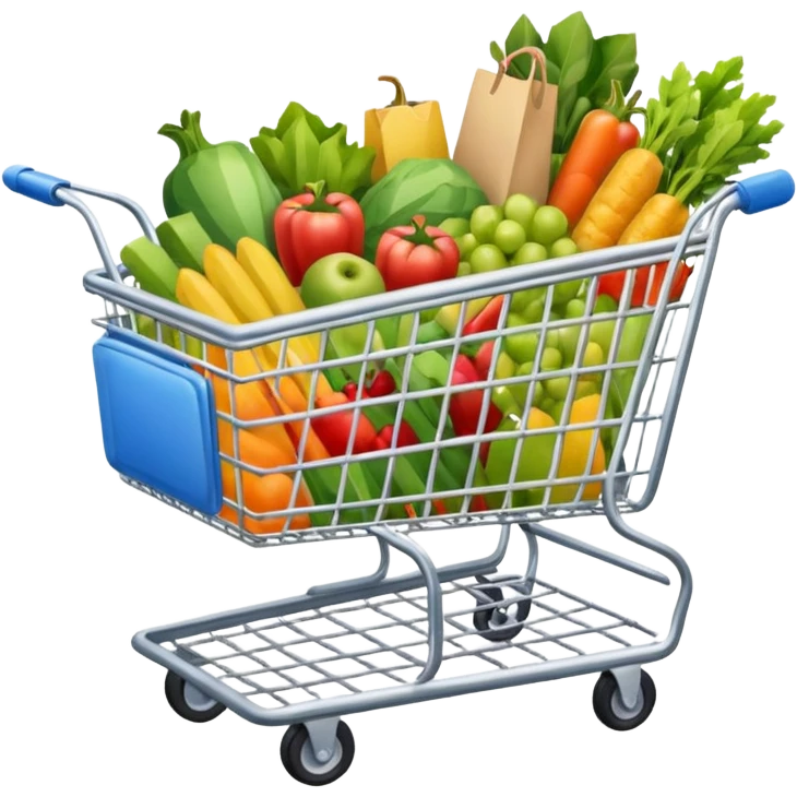 Supermarket cart

 emoji