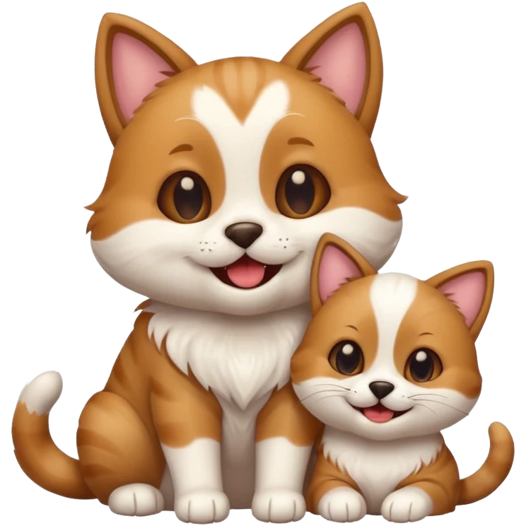 funny cat dog emoji