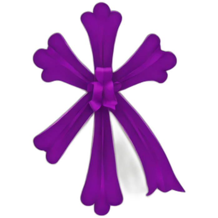 Cross & Ribbon emoji
