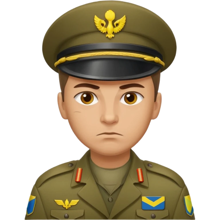 generate realistic military logistics department manager from ukraine emoji