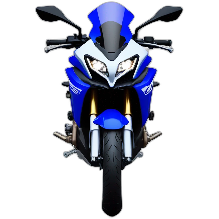 Yamaha tracer 7 icon performance blue and silver emoji