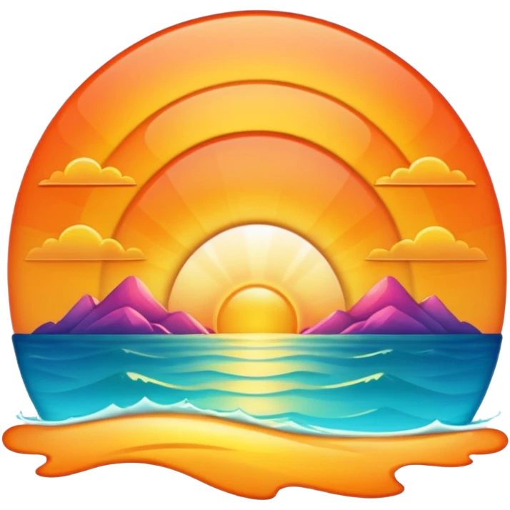 🌅
make in 3d glosssy look  high resolotion emoji