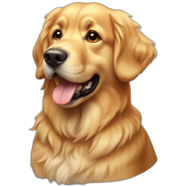 Dog goldenretriver emoji