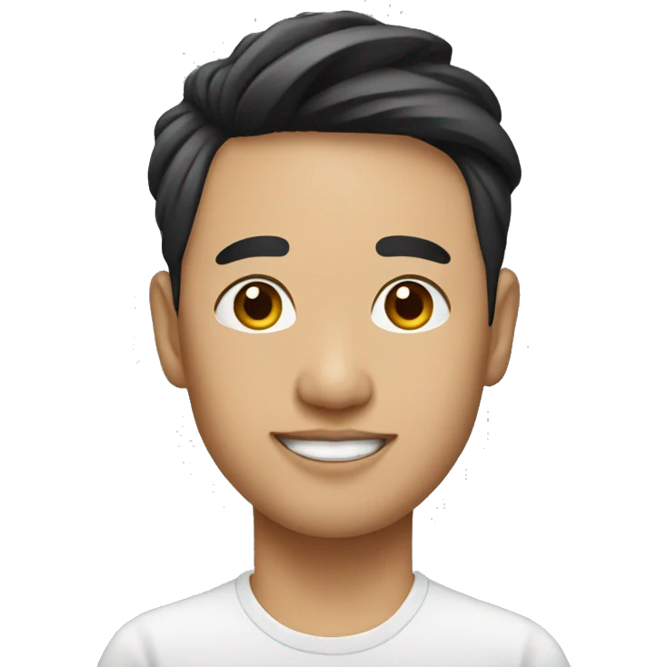 Asian pole artist emoji