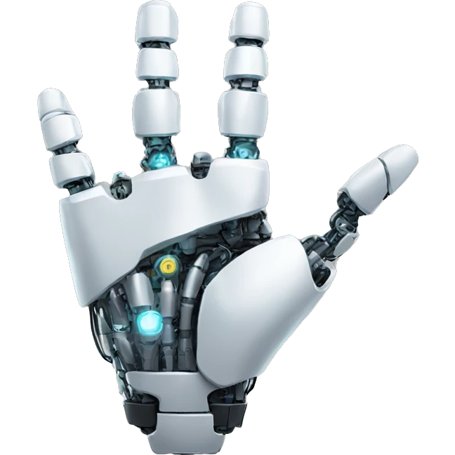 Ai robot HAND emoji