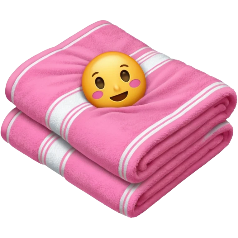 pink hotel towel emoji