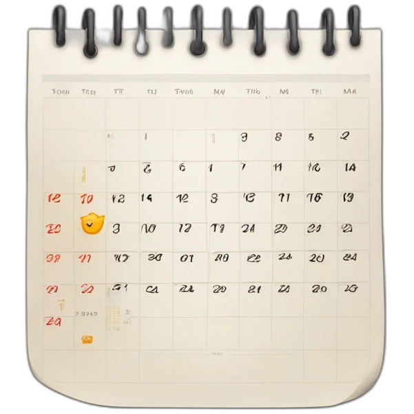 calendar emoji