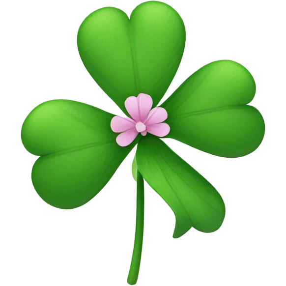 clover flower emoji