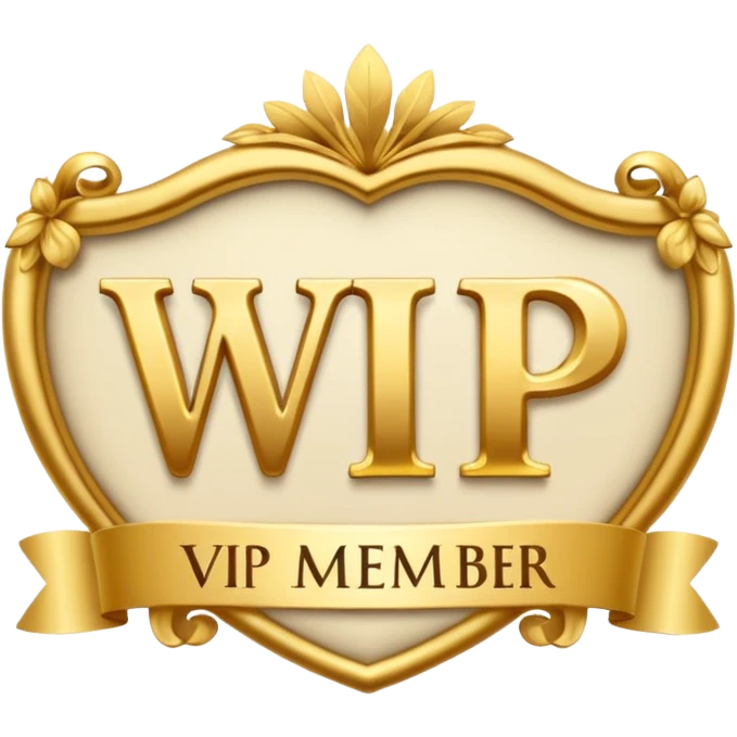 VIP member text emoji