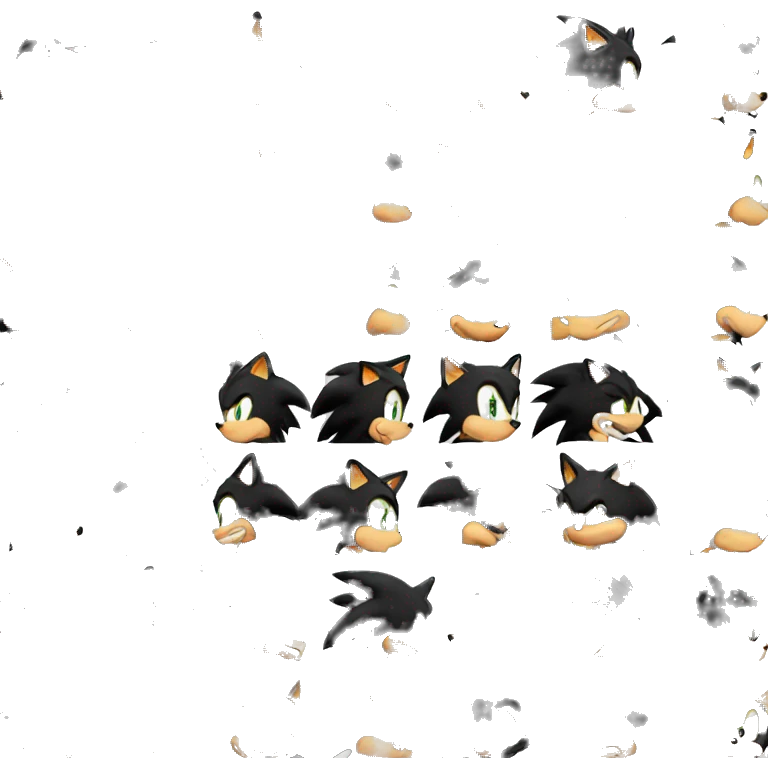 Shadow the Hedgehog sonic emoji