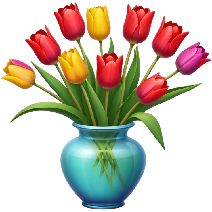 pretty tulips  emoji