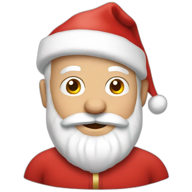 bald santa emoji
