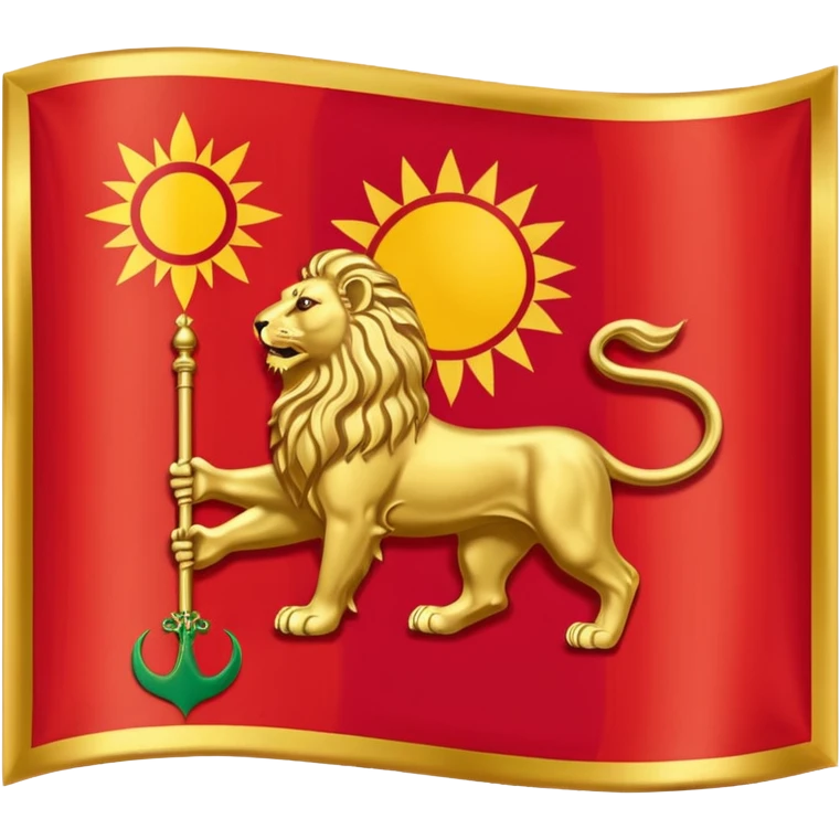 Flag of Iran Qajar  emoji