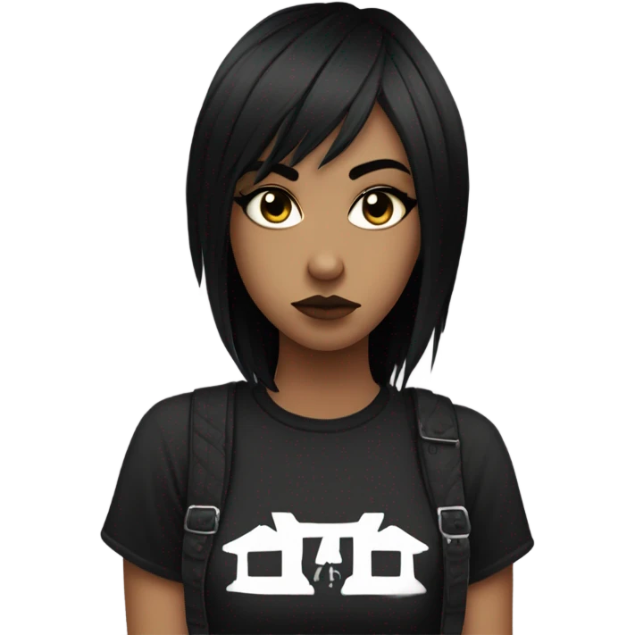 A emo girl emoji