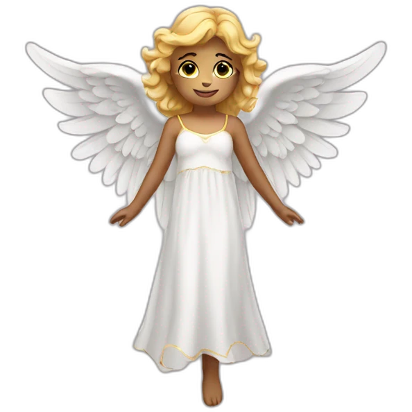 Angel with wings emoji