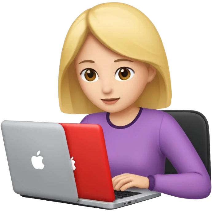 woman using laptop emoji