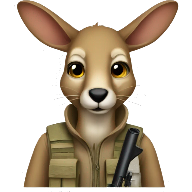 Sniper Kangaroo emoji