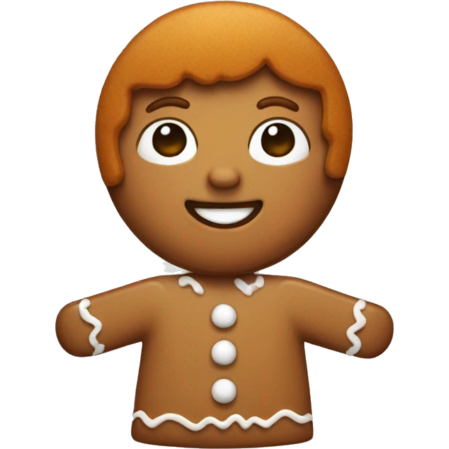 Ginger bread man emoji