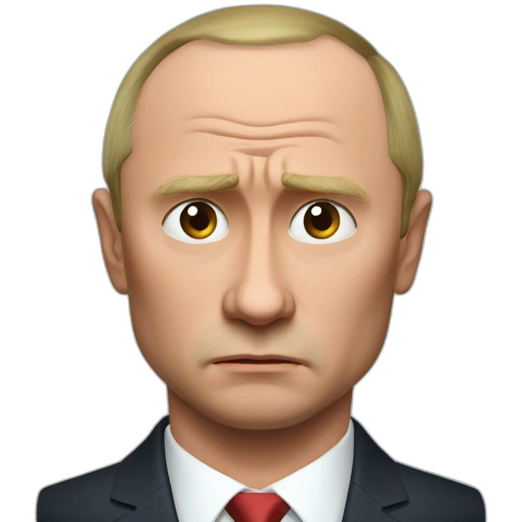 worried muscles putin emoji