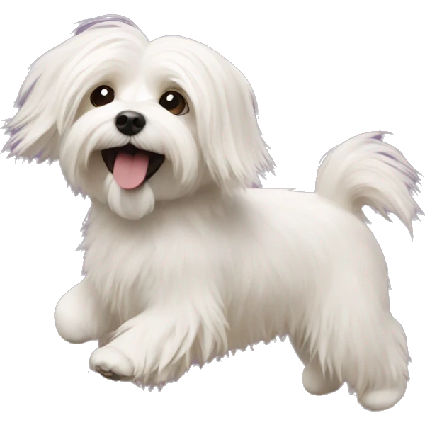 Havanese dancing emoji