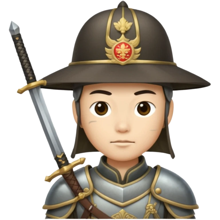 chinese hat soldier emoji