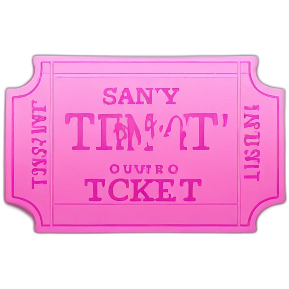 Pink ticket emoji