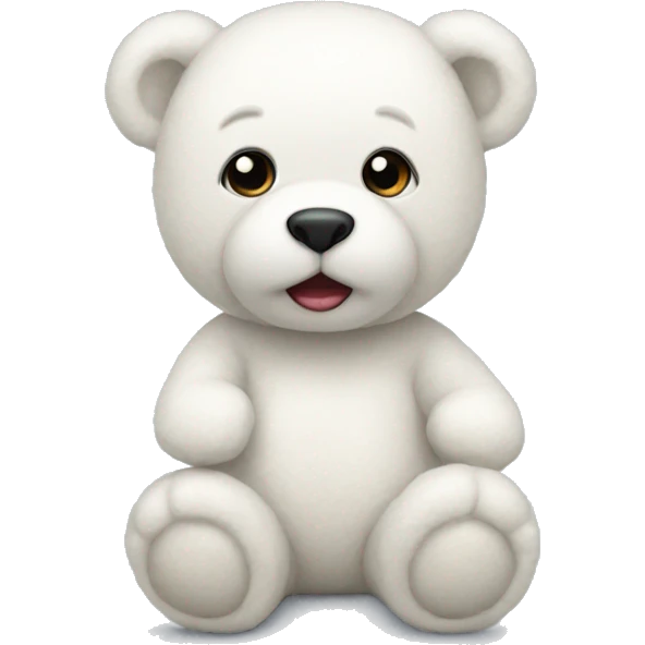 White teddy  emoji