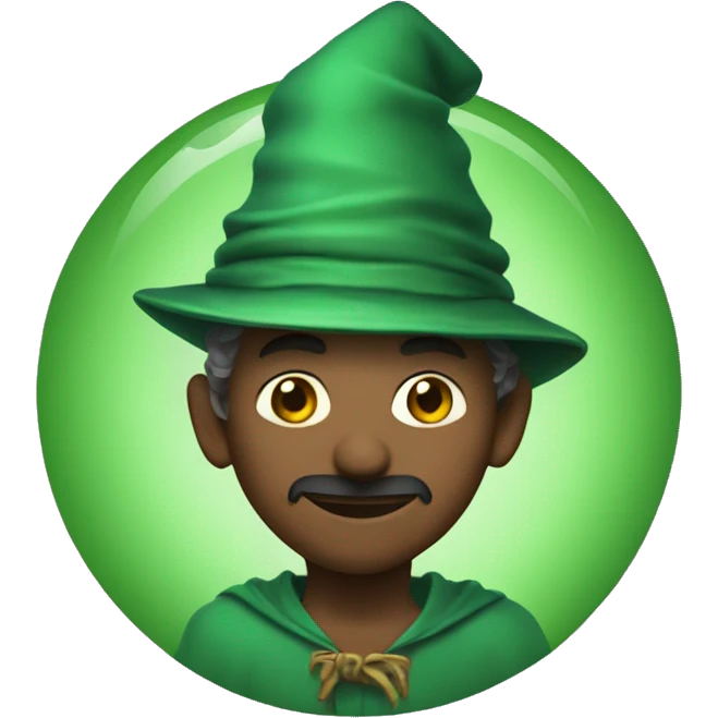 sorcière à la peau verte emoji