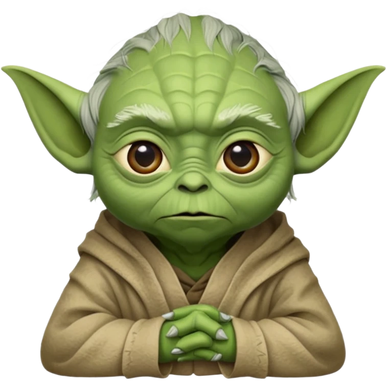 A 6 7 yoda Star Wars emoji