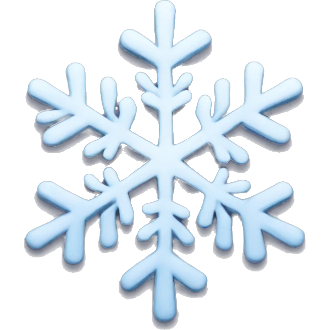Cute Snowflake  emoji