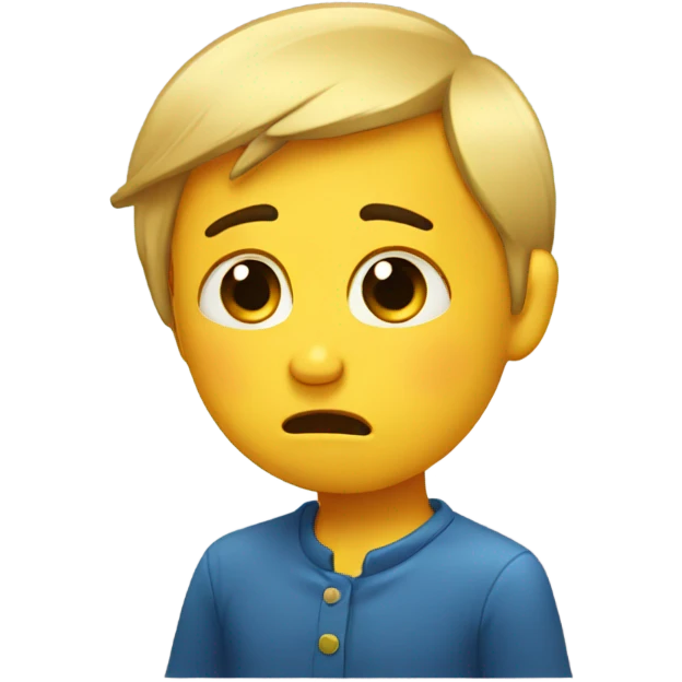 embarrassed and crying emoji  emoji