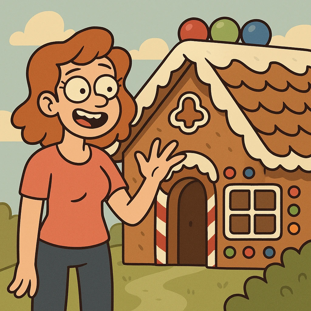 gingerbread house emoji