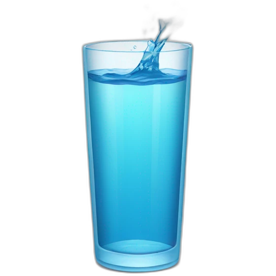 Arena en vaso de agua emoji