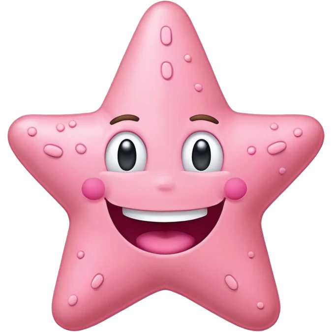 Patrick Star from SpongeBob emoji