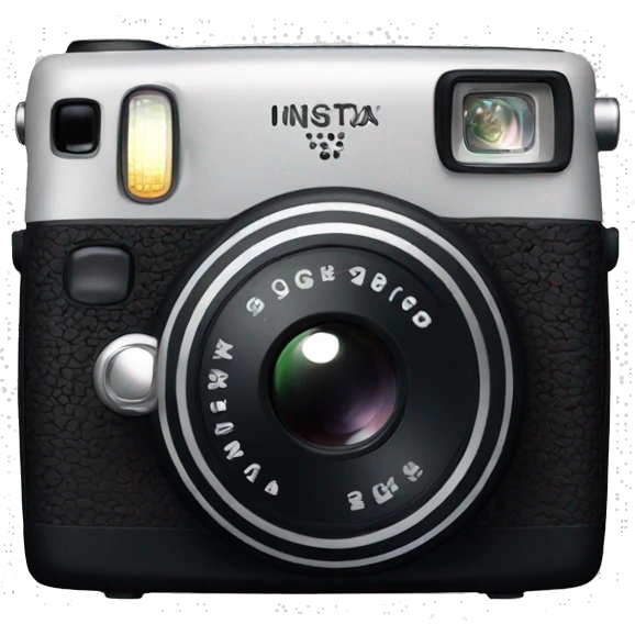 Black Instax mini camera emoji